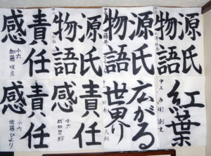 投稿についてもっと詳しく 今月の精一杯【2017年10月】・毎日書道展